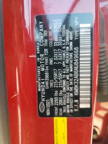 2022 HYUNDAI KONA SEL - KM8K32AB6NU849668