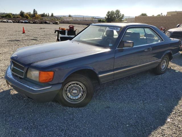 MERCEDES-BENZ 500 SEC 1984 blue  gas WDBCA44A9EA013057 photo #1