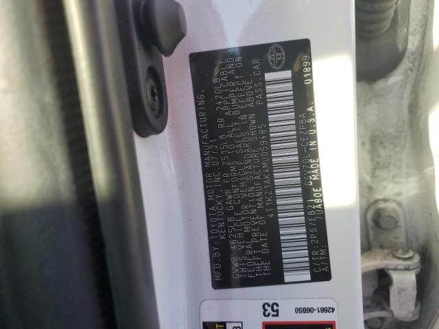 2021 TOYOTA CAMRY TRD - 4T1KZ1AK4MU059485