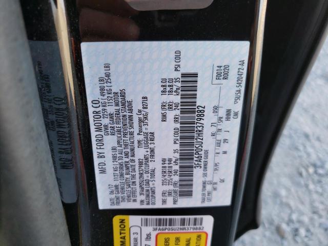 VIN 3FA6P0SU2HR379882 2017 Ford Fusion, Titanium Phev no.13