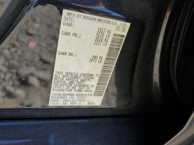 2016 NISSAN ALTIMA 2.5 - 1N4AL3AP8GN366316