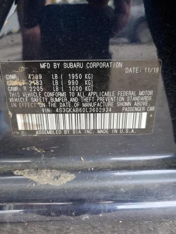 2020 SUBARU IMPREZA - 4S3GKAB60L3602934