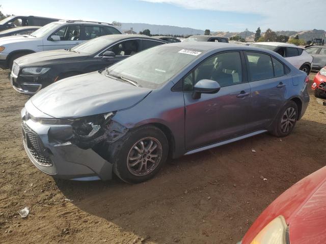 TOYOTA COROLLA LE 2022 gray  hybrid engine JTDEAMDE8NJ045852 photo #1