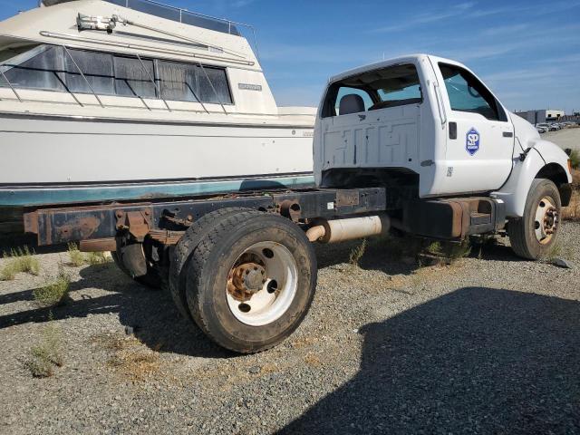 FORD F650 SUPER 2002 white conventi diesel 3FDWF65H42MA28714 photo #4