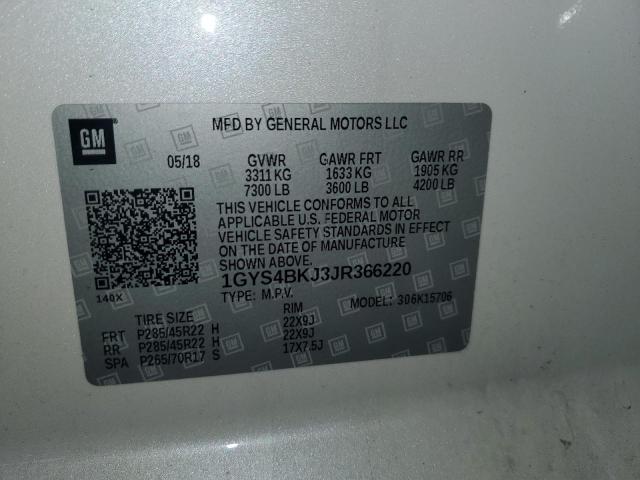 2018 CADILLAC ESCALADE L - 1GYS4BKJ3JR366220