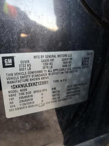 2017 GMC ACADIA SLT - 1GKKNULSXHZ123881