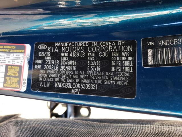 2019 KIA NIRO FE - KNDCB3LC0K5339331