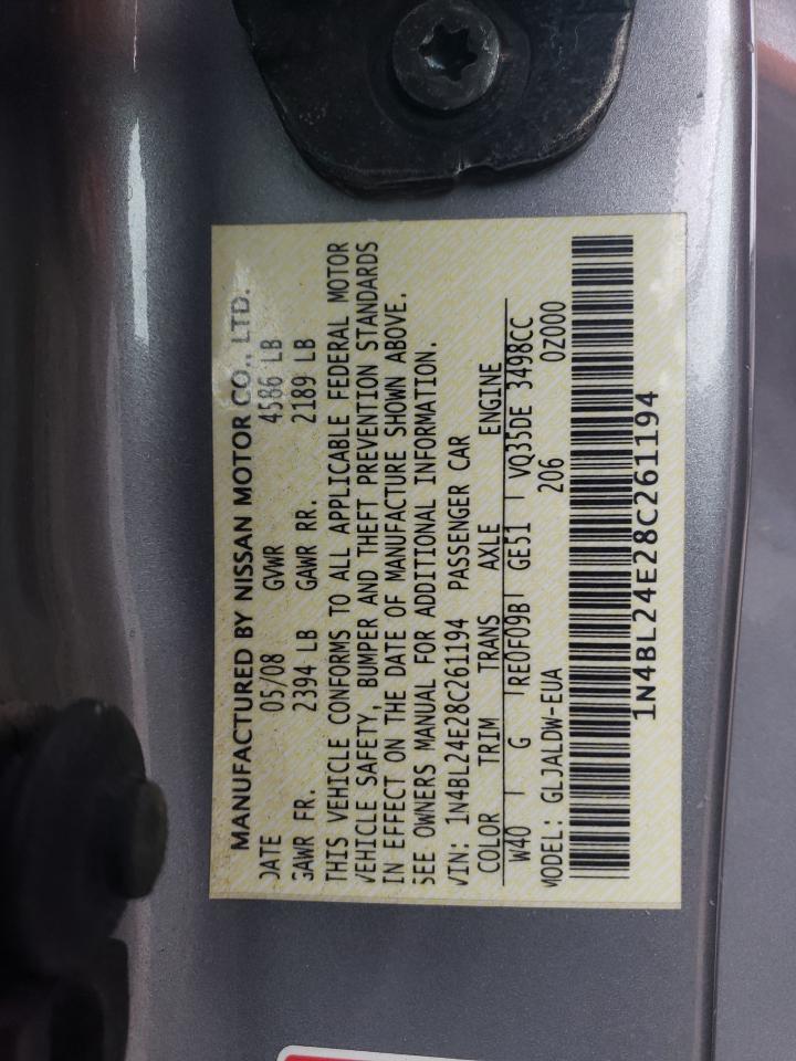 Lot #2945555082 2008 NISSAN ALTIMA 3.5