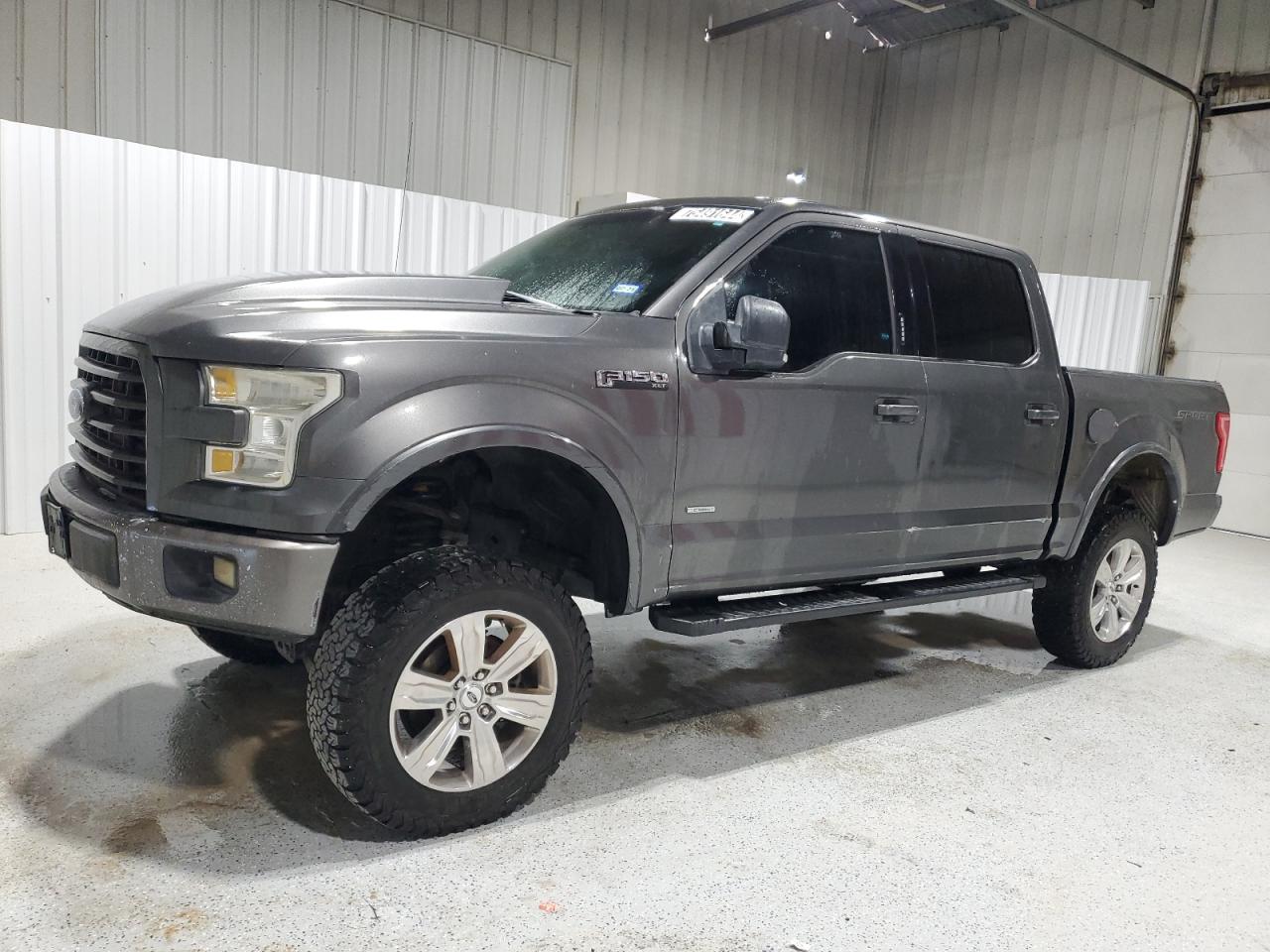 FORD F150 SUPER 2016 gray  gas 1FTEW1CP0GKE60292 photo #1