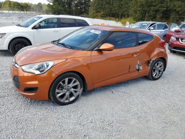 HYUNDAI VELOSTER 2016 orange  gas KMHTC6AD6GU299730 photo #1