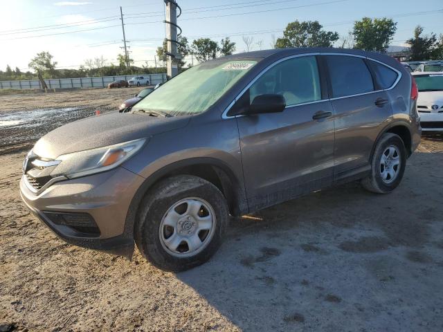 HONDA CR-V LX 2015 gray 4dr spor gas 3CZRM3H30FG710719 photo #1