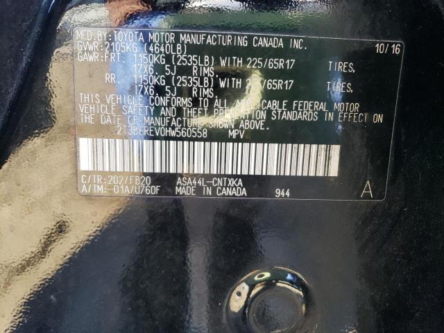 2017 TOYOTA RAV4 LE - 2T3BFREV0HW560558