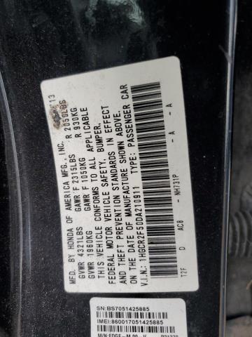 VIN 1HGCR2F50DA210911 2013 Honda Accord, Sport no.13