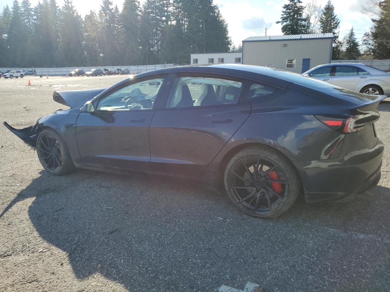 Lot #2986928852 2024 TESLA MODEL 3