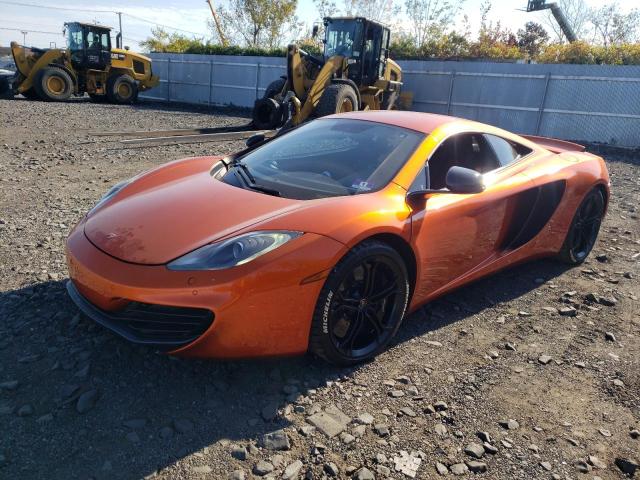 MCLAREN AUTOMOTIVE MP4-12C 2012 orange coupe gas SBM11AAA6CW001564 photo #1