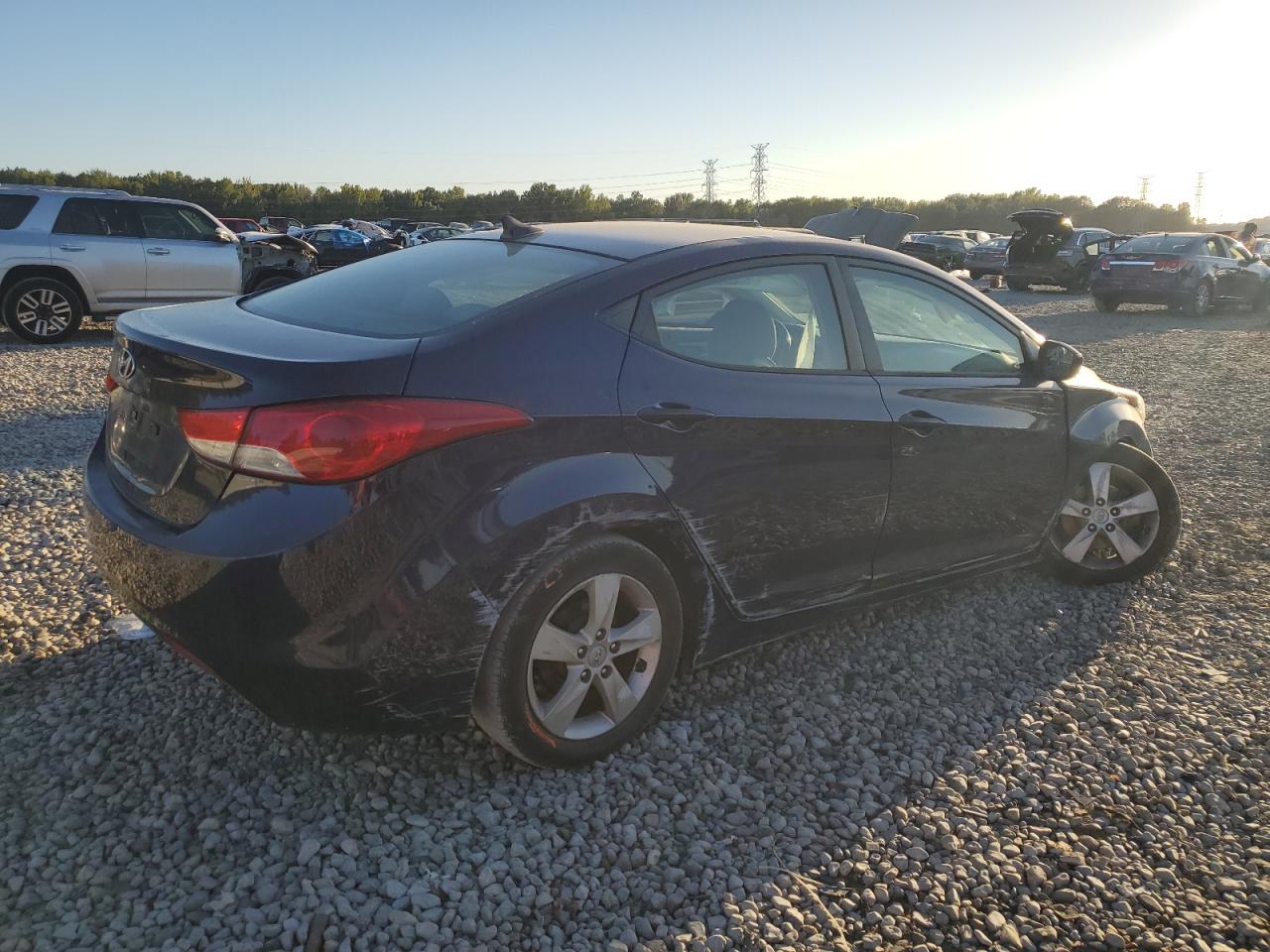 Lot #2938276721 2013 HYUNDAI ELANTRA GL