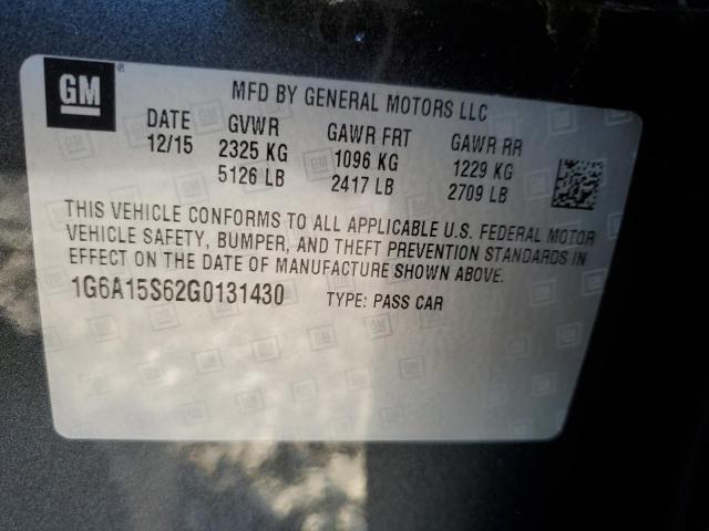 2016 CADILLAC CTS-V - 1G6A15S62G0131430