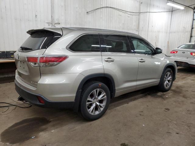 VIN 5TDJKRFH4ES031658 2014 Toyota Highlander, Xle no.3