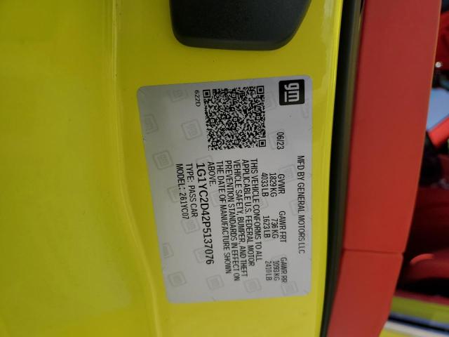 2023 CHEVROLET CORVETTE S - 1G1YC2D42P5137076