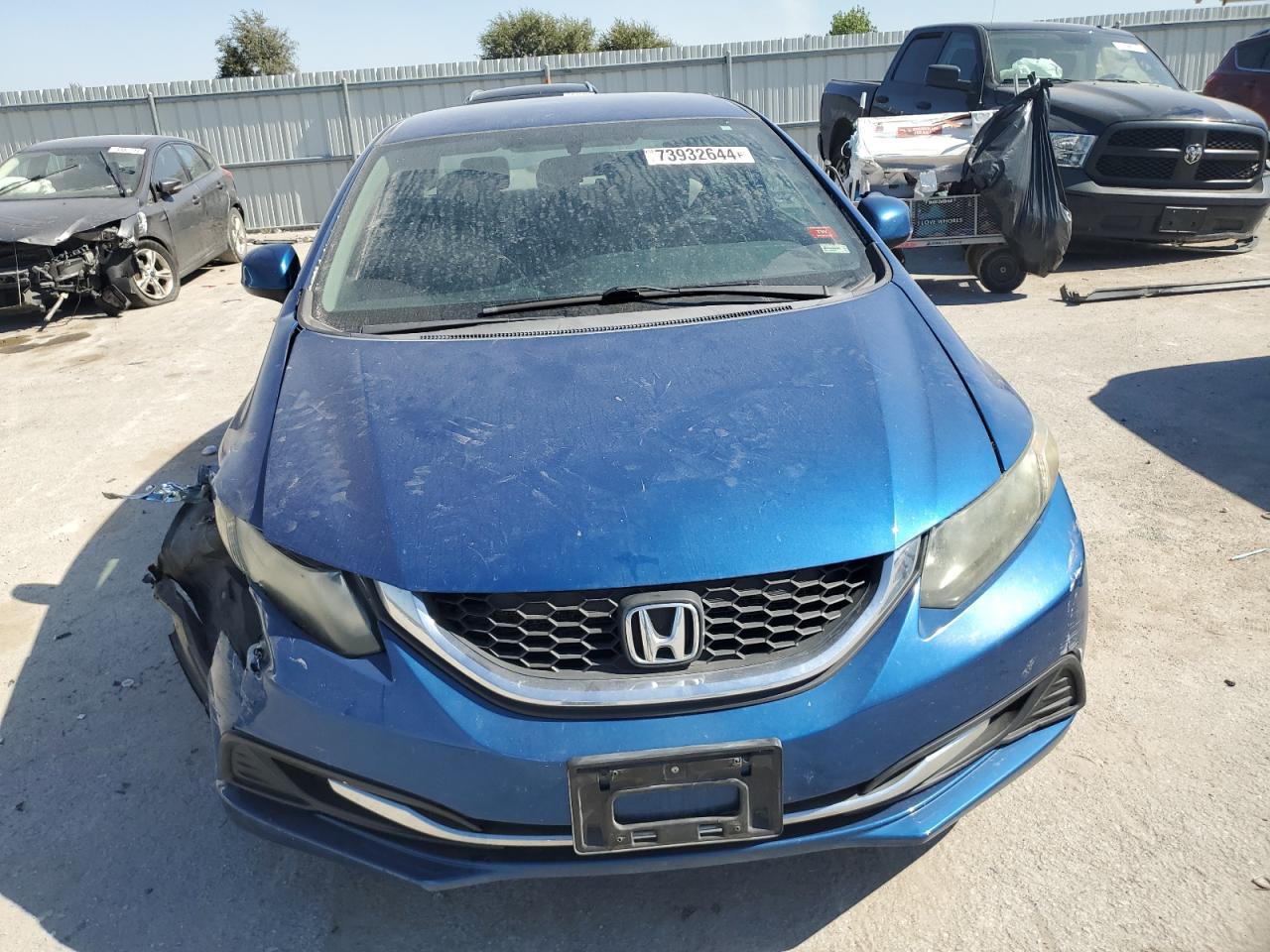 Lot #2960429157 2013 HONDA CIVIC LX