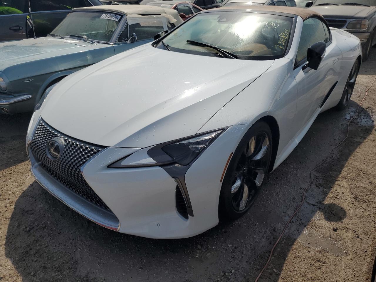 LEXUS LC 500 2024 white  gas JTHMPAAY1RA108771 photo #1