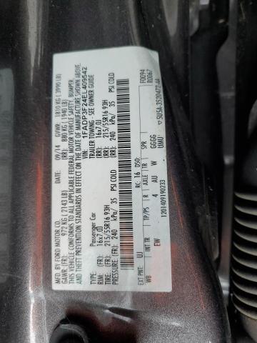 VIN 1FADP3F24EL409542 2014 Ford Focus, SE no.12