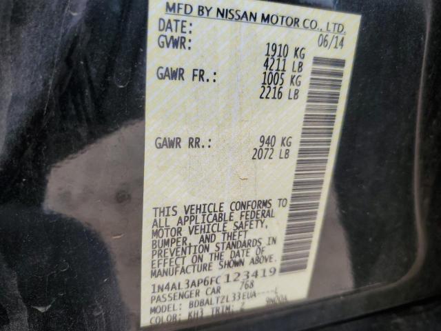 2015 NISSAN ALTIMA 2.5 - 1N4AL3AP6FC123419