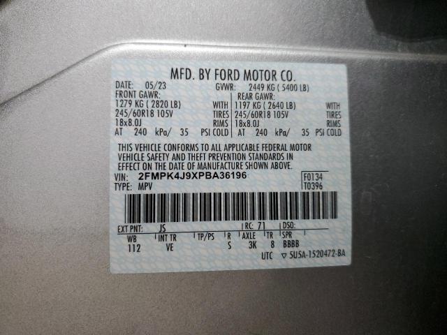 2023 FORD EDGE SEL - 2FMPK4J9XPBA36196