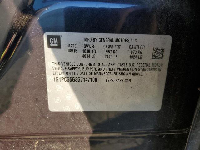 2016 CHEVROLET CRUZE LIMI - 1G1PC5SG3G7147100
