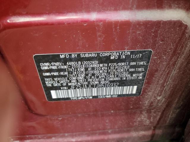 VIN JF2SJAJC7JH516932 2018 Subaru Forester, 2.5I Li... no.14