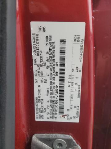 2017 FORD ESCAPE TIT - 1FMCU0JD6HUA35919
