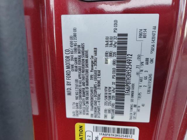 2017 FORD MUSTANG - 1FA6P8TH3H5254912