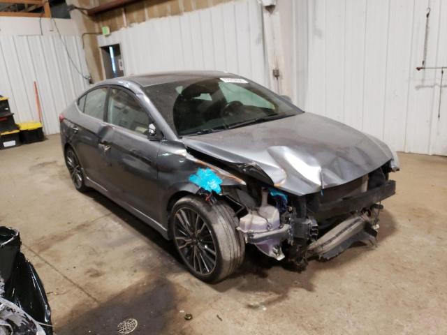 Vin: kmhd04lb1ju718460, lot: 77913634, hyundai elantra sport 20184