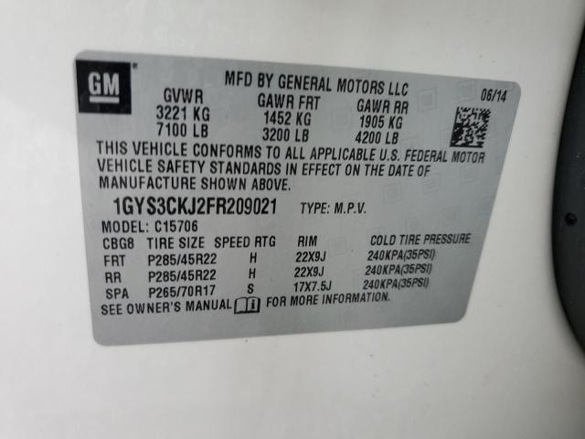 2015 CADILLAC ESCALADE P - 1GYS3CKJ2FR209021