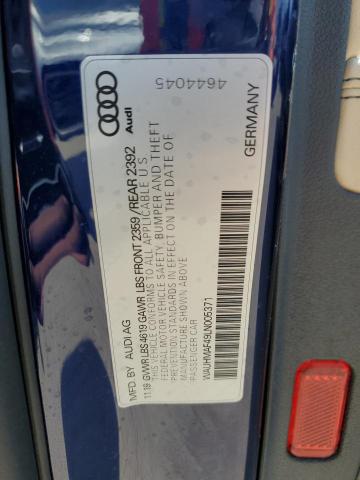 2020 AUDI A4 PREMIUM - WAUHMAF49LN005371