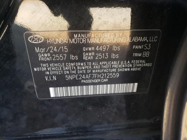 2015 HYUNDAI SONATA SE - 5NPE24AF7FH212559