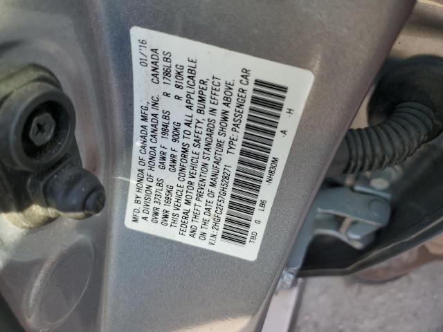 VIN 2HGFC2F57GH528271 2016 Honda Civic, LX no.12