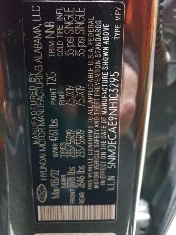 2022 HYUNDAI TUCSON LIM - 5NMJECAE9NH103295