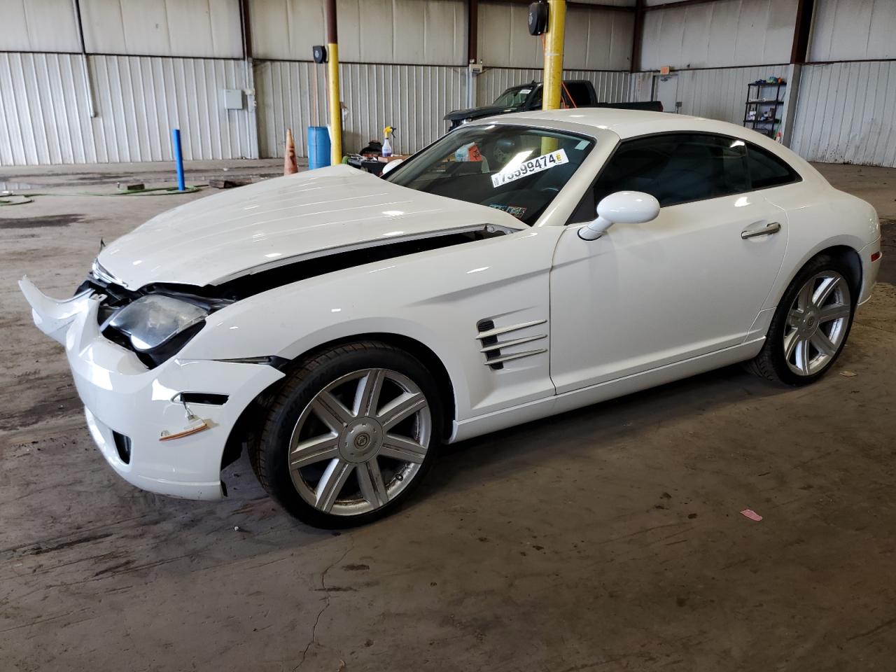 CHRYSLER CROSSFIRE 2004 white  gas 1C3AN69L14X000452 photo #1