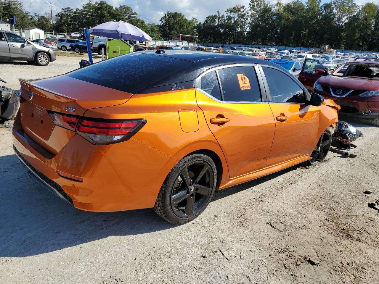 Lot #2994377031 2021 NISSAN SENTRA SR