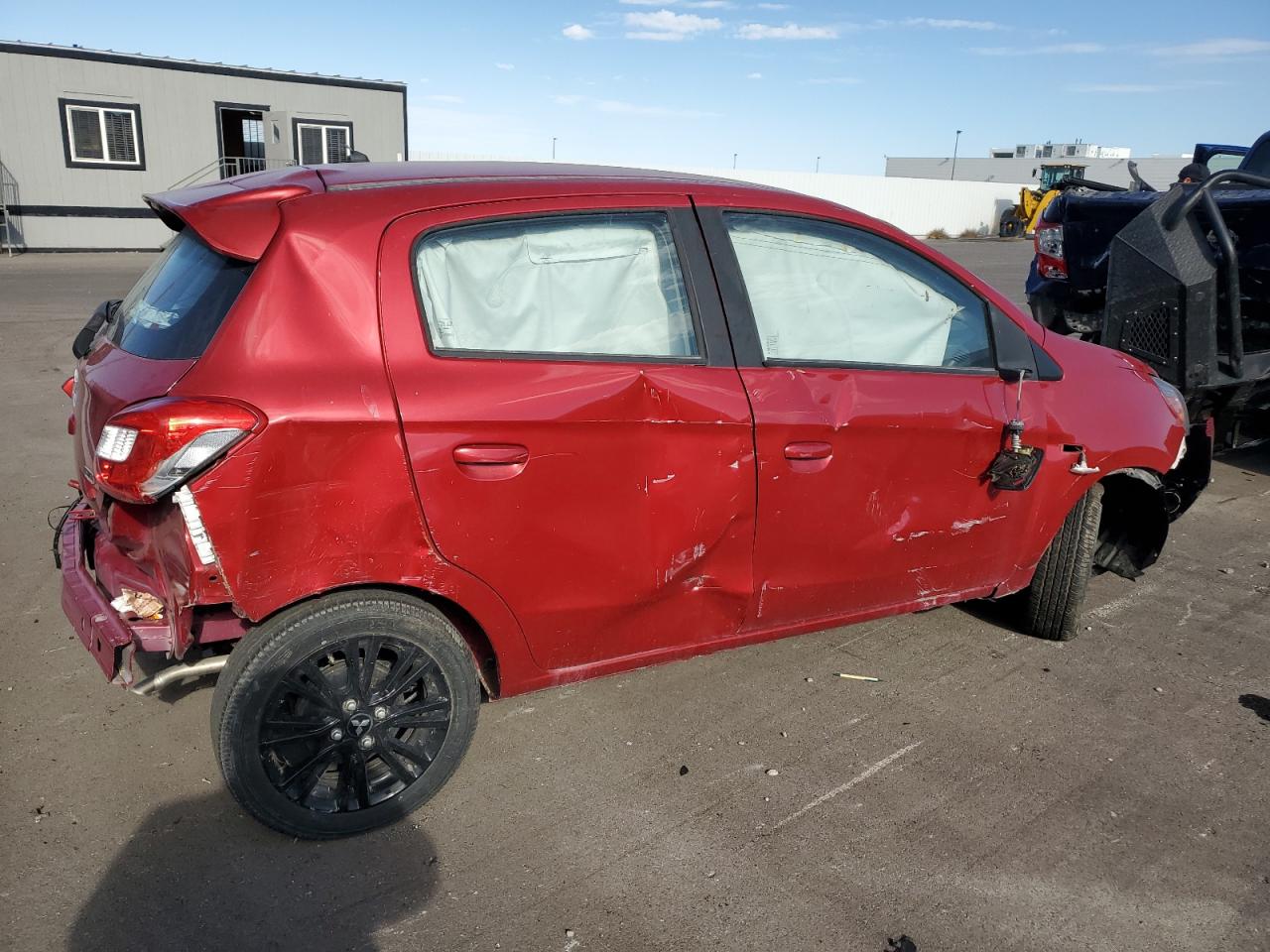 Lot #3033382878 2020 MITSUBISHI MIRAGE LE