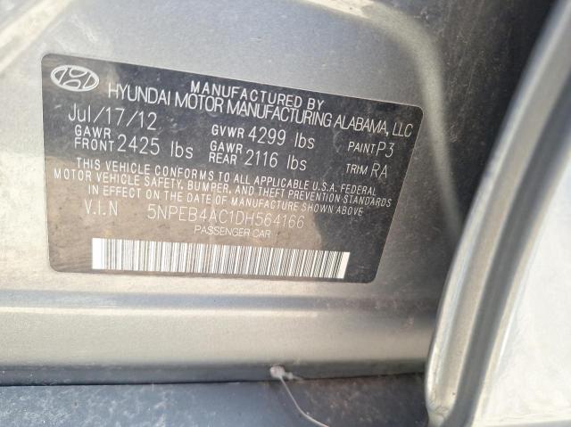 VIN 5NPEB4AC1DH564166 2013 Hyundai Sonata, Gls no.10