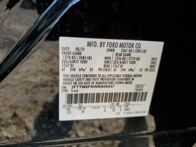 2022 FORD MAVERICK X - 3FTTW8F95NRA00437