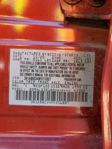 2021 NISSAN SENTRA SV - 3N1AB8CV4MY216887