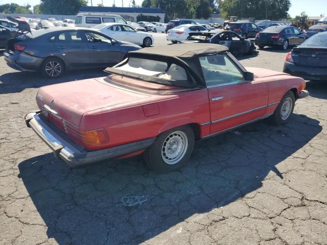 MERCEDES-BENZ 380 SL 1985 red  gas WDBBA45C9FA017476 photo #4