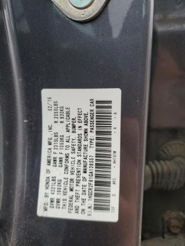 2016 HONDA ACCORD EXL - 1HGCR2F81GA136557