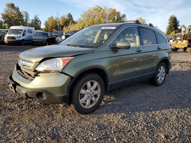 HONDA CR-V EXL 2008 green  gas JHLRE48788C053673 photo #1