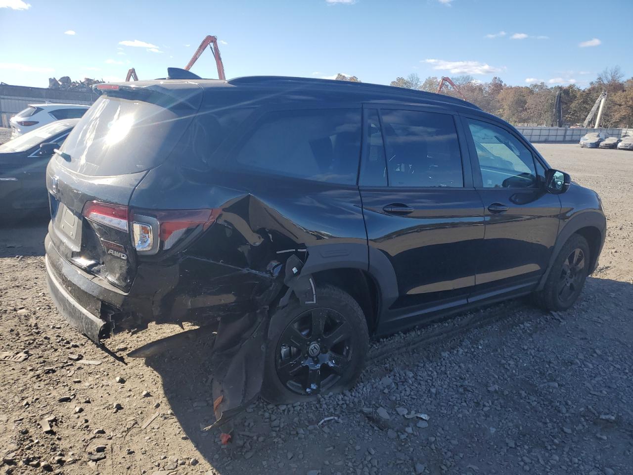 Lot #2962548730 2022 HONDA PILOT TRAI