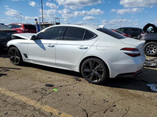 GENESIS G70 BASE 2023 white  gas KMTG34TA5PU107907 photo #3