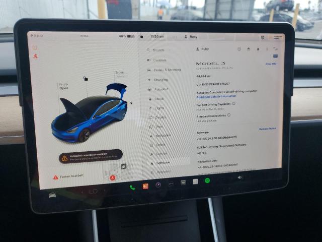 VIN 5YJ3E1EA7KF476207 2019 TESLA MODEL 3 no.9